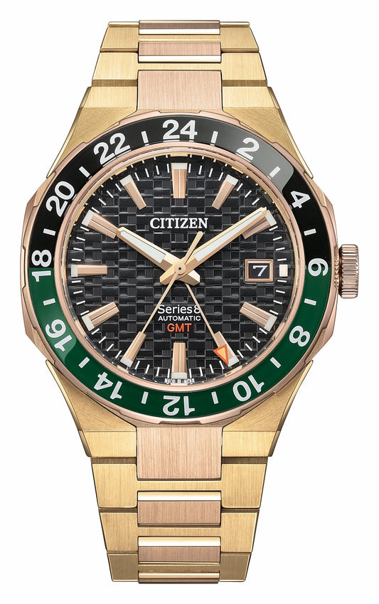 Series8 880 GMT Black Dial Stainless Steel Bracelet NB6033-51E - Citizen Customer Favorite