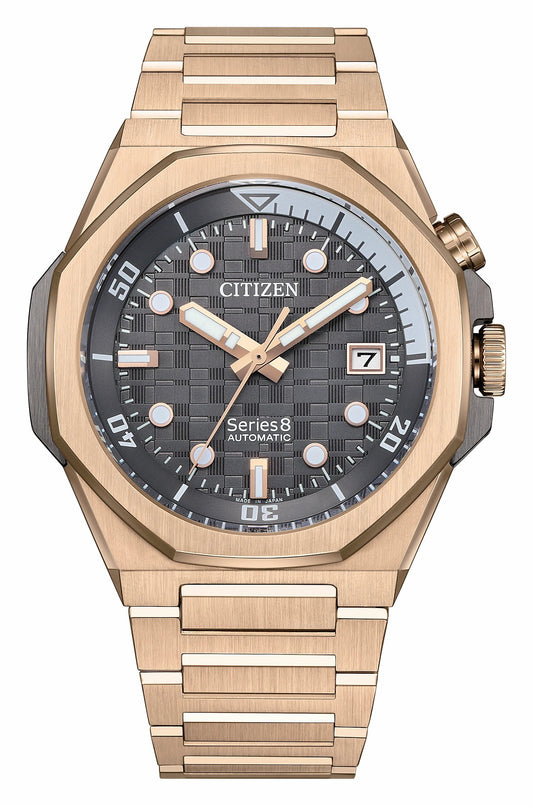 Series8 890 Gray Dial Stainless Steel Bracelet NB6069-53H - Citizen Classic