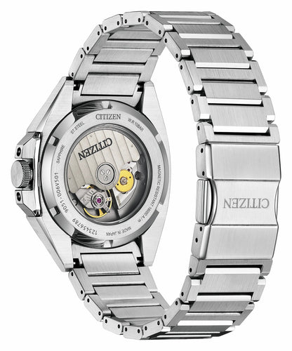 Series8 831 Green Dial Stainless Steel Bracelet NB6050-51W - Citizen Exclusive
