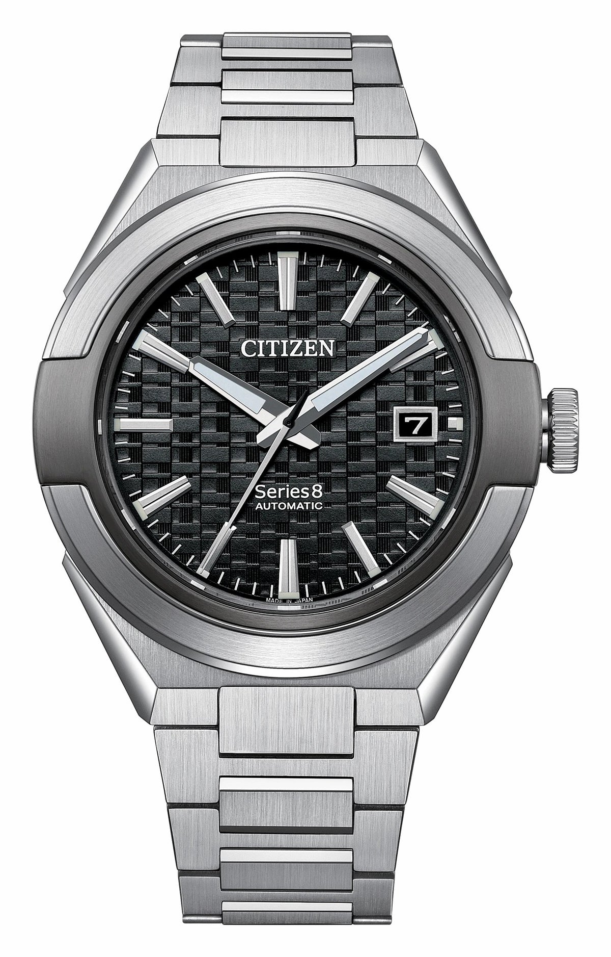 Series8 870 Black Dial Stainless Steel Bracelet NA1036-56E - Citizen Discount