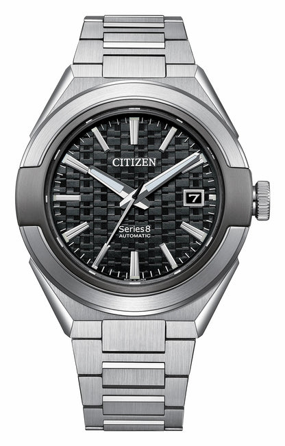 Series8 870 Black Dial Stainless Steel Bracelet NA1036-56E - Citizen Discount