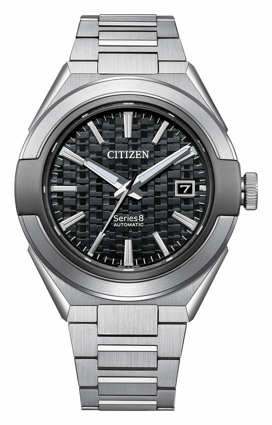 Series8 870 Black Dial Stainless Steel Bracelet NA1036-56E - Citizen Discount