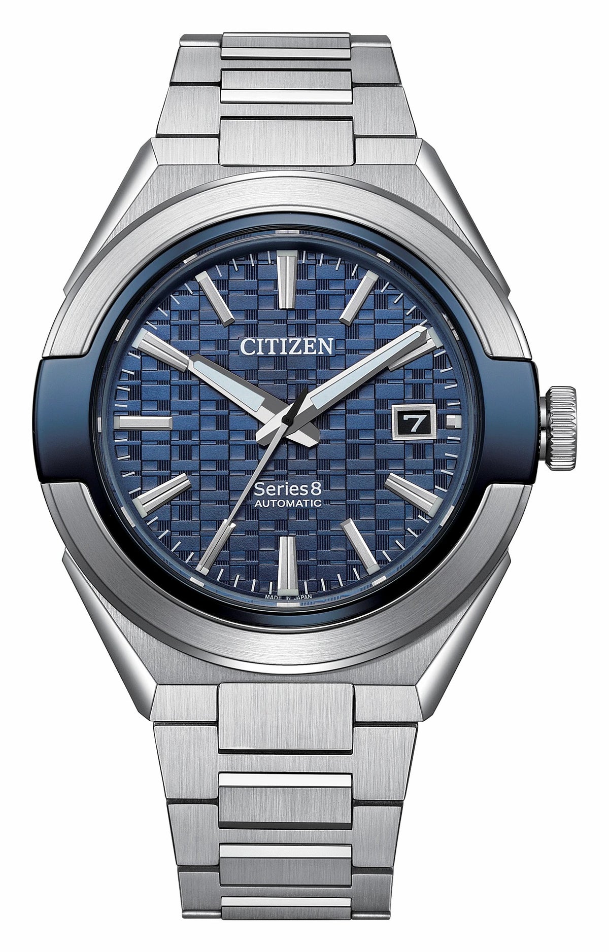 Series8 870 Blue Dial Stainless Steel Bracelet NA1037-53L - Citizen Special Offer