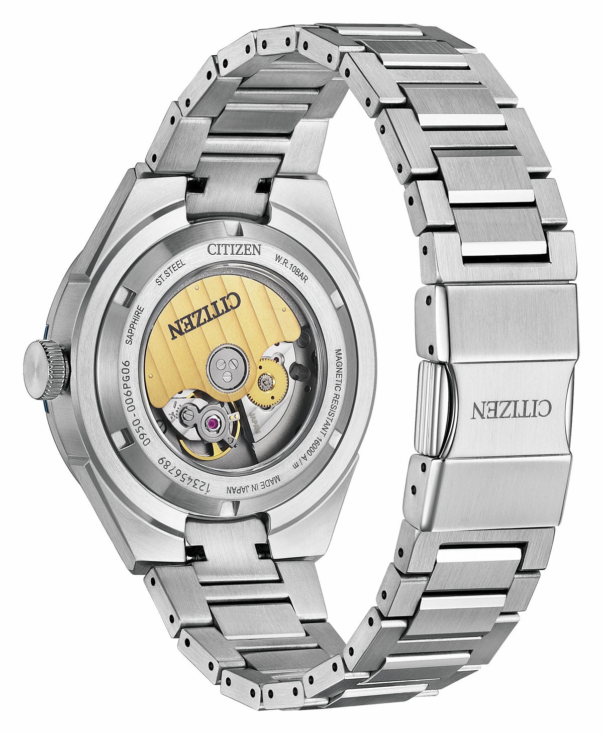 Series8 870 Blue Dial Stainless Steel Bracelet NA1037-53L - Citizen Special Offer