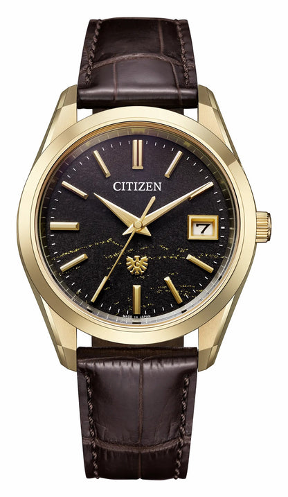 The CITIZEN Brown Dial Crocodile Strap AQ4103-16W - Citizen Best Price
