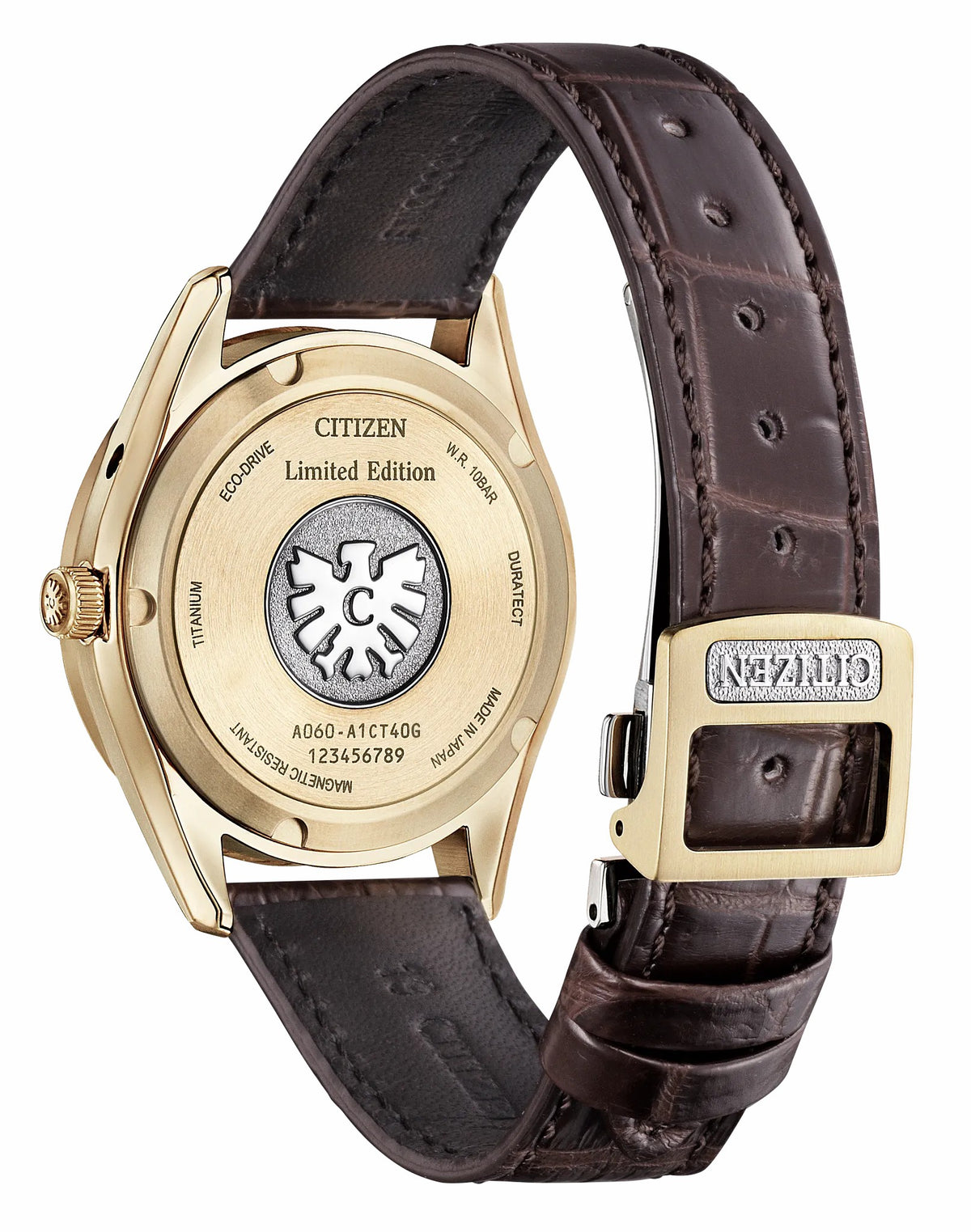 The CITIZEN Brown Dial Crocodile Strap AQ4103-16W - Citizen Best Price