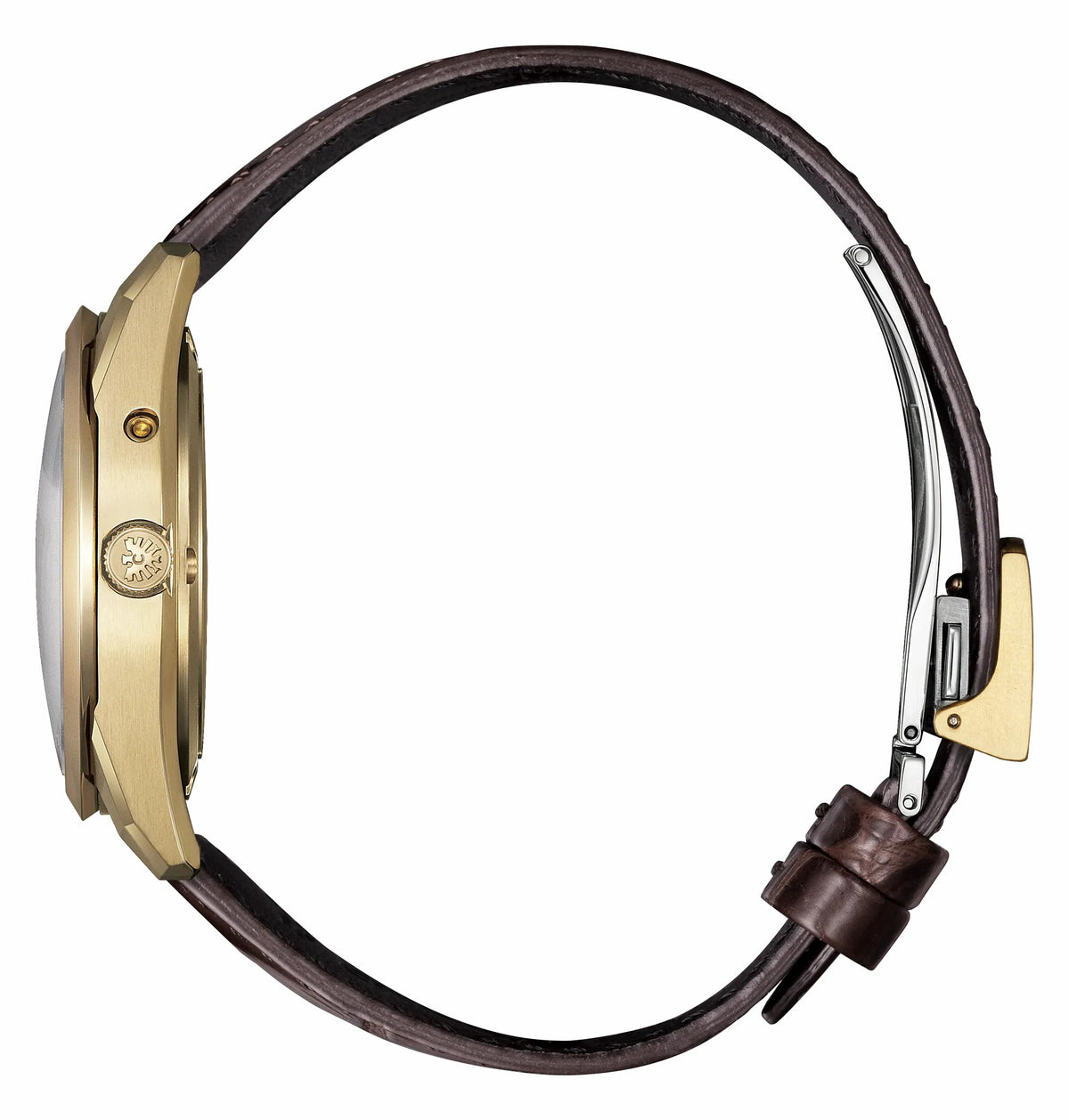 The CITIZEN Brown Dial Crocodile Strap AQ4103-16W - Citizen Best Price