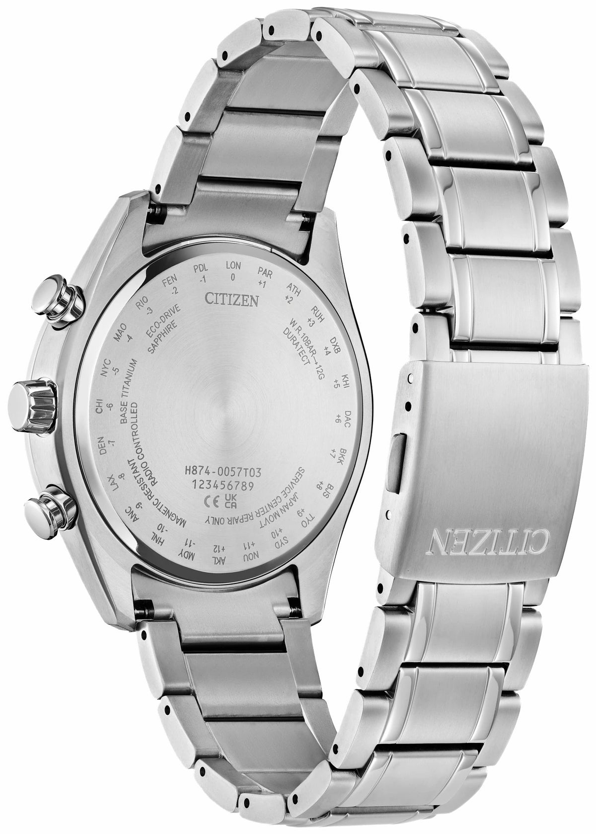 Tsuki-yomi A-T Blue Dial Super Titanium Bracelet BY1010-57L - Citizen Best Price