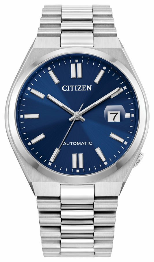 TSUYOSA Blue Dial Stainless Steel Bracelet NJ0150-56L - Citizen Signature