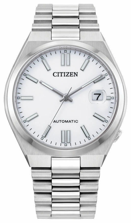 TSUYOSA White Dial Stainless Steel Bracelet NJ0150-56A - Citizen Classic