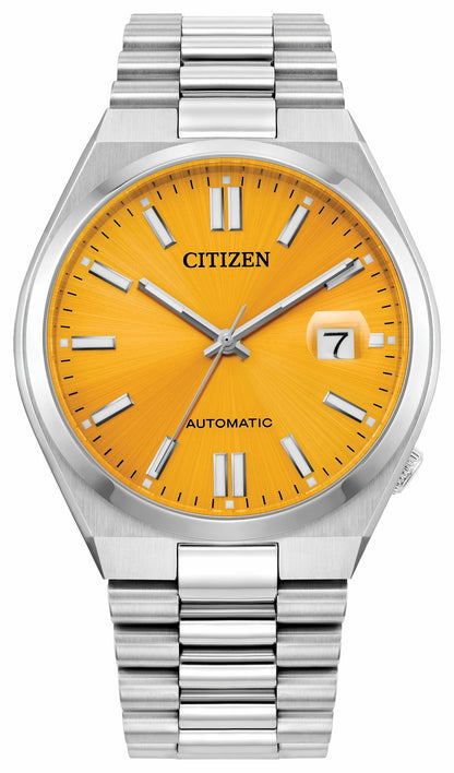 TSUYOSA Yellow Dial Stainless Steel Bracelet NJ0150-56Z - Citizen Smart Buy