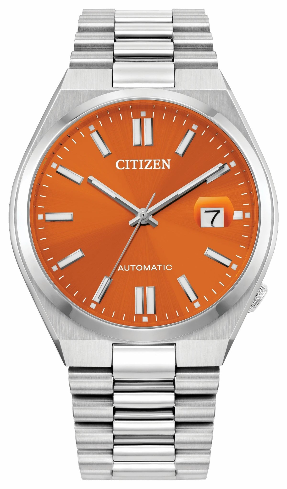 TSUYOSA Orange Dial Stainless Steel Bracelet NJ0151-53Z - Citizen Special Offer