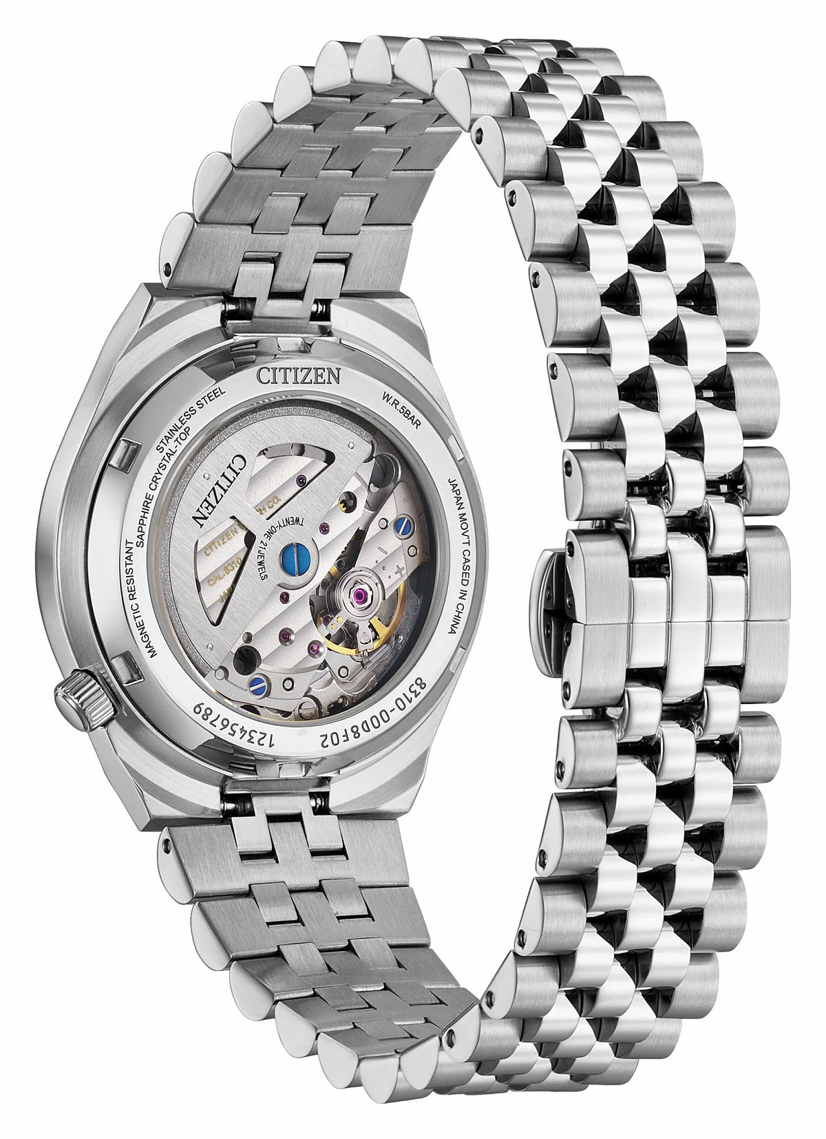 TSUYOSA 60 37mm Black Dial Stainless Steel Bracelet NK0030-51E - Citizen Sale