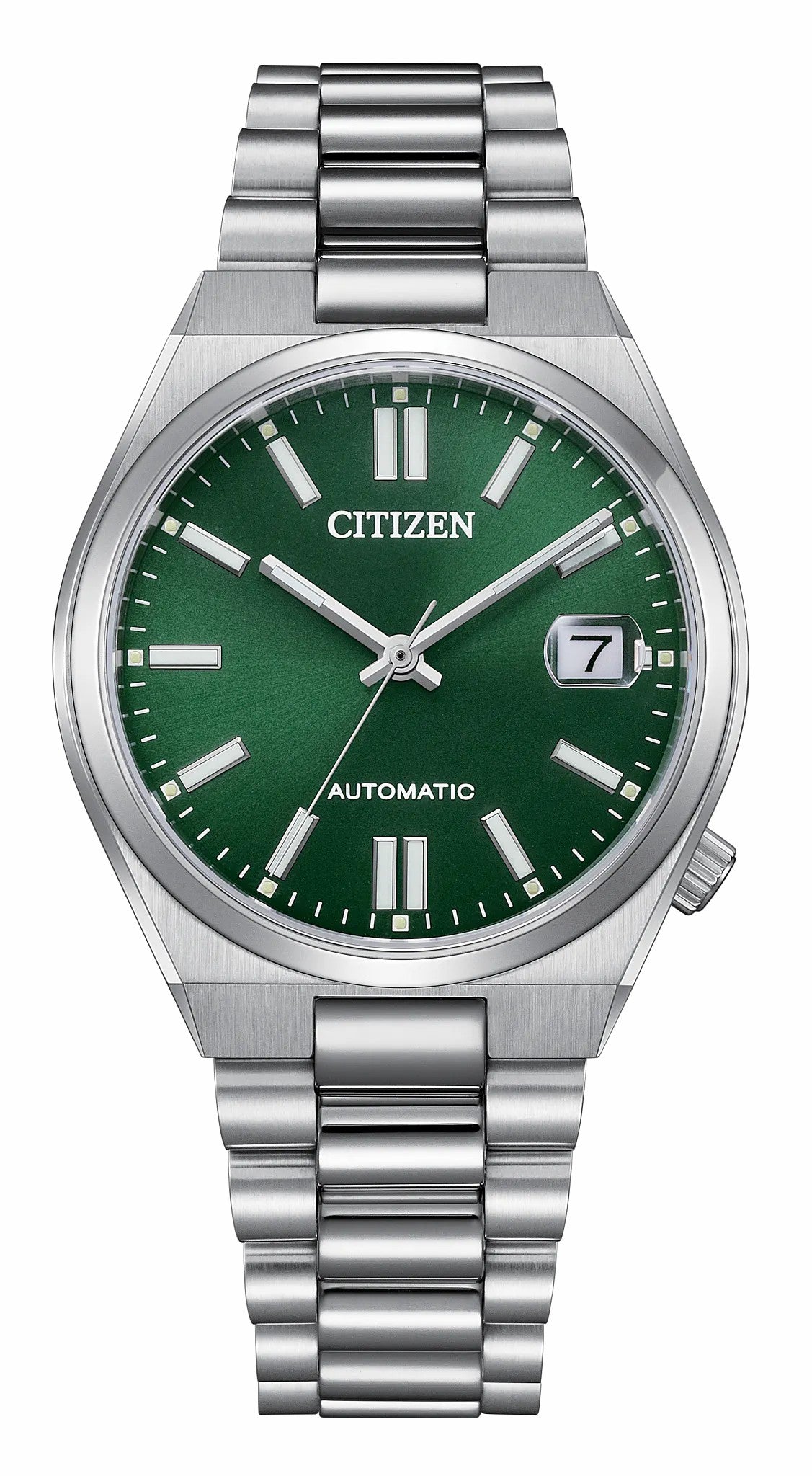 TSUYOSA 37mm Green Dial Stainless Steel Bracelet NJ0200-50X - Citizen Recommended