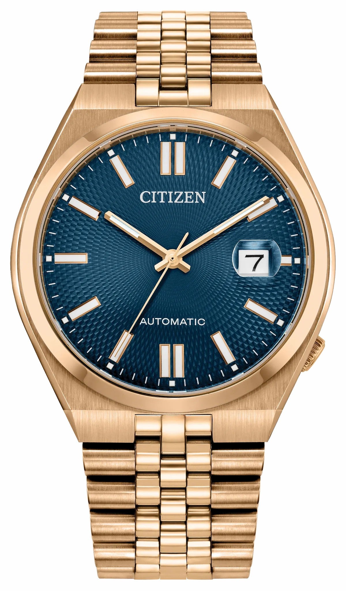 TSUYOSA 60 Blue Dial Stainless Steel Bracelet NK0023-57L - Citizen Trusted