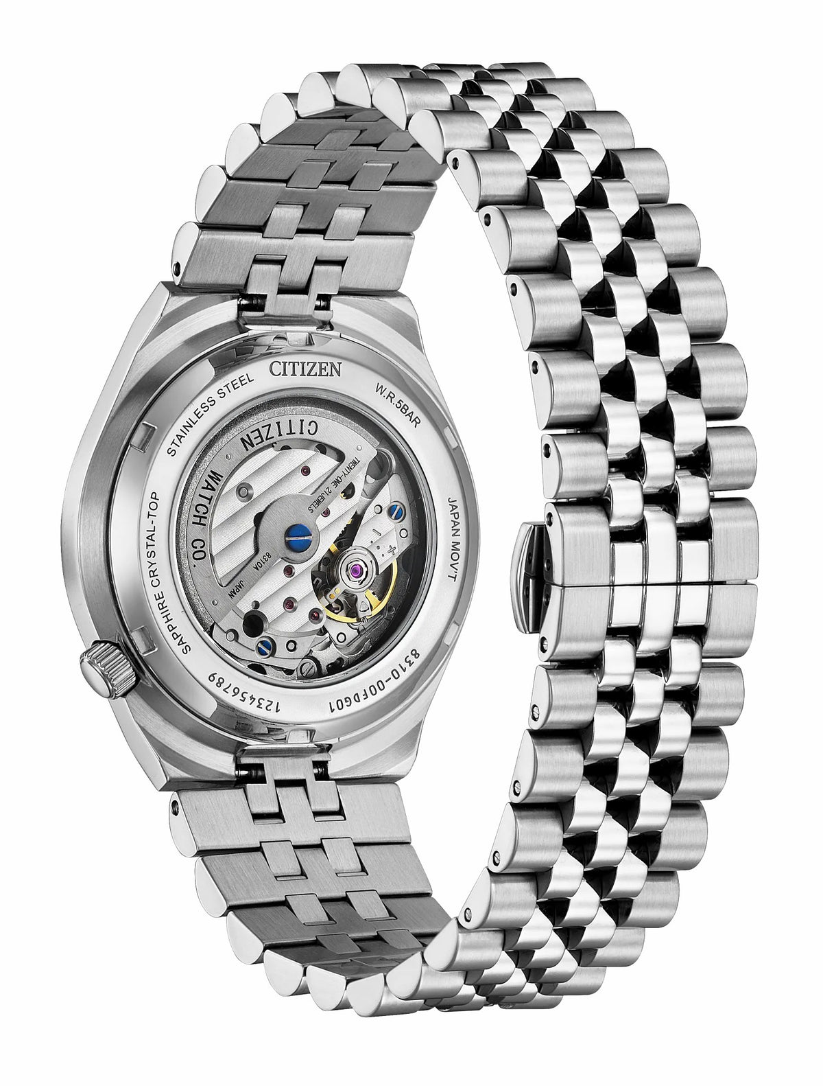 TSUYOSA 60 Black Dial Stainless Steel Bracelet NK0020-55E - Citizen Hot Sale
