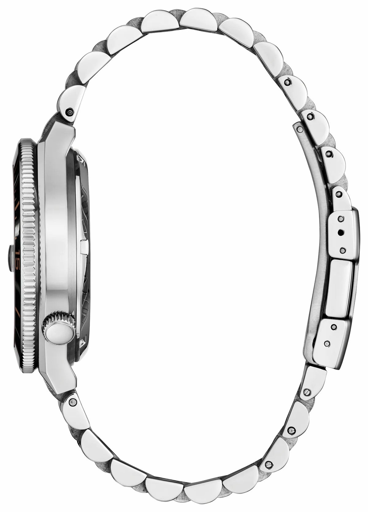 TSUYOSA Shore "Time Slip" Black Dial Stainless Steel Bracelet NJ0238-57E - Citizen Top Pick