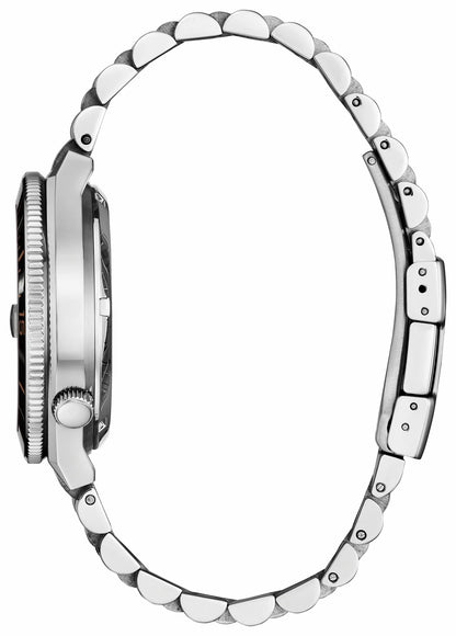 TSUYOSA Shore "Time Slip" Black Dial Stainless Steel Bracelet NJ0238-57E - Citizen Top Pick