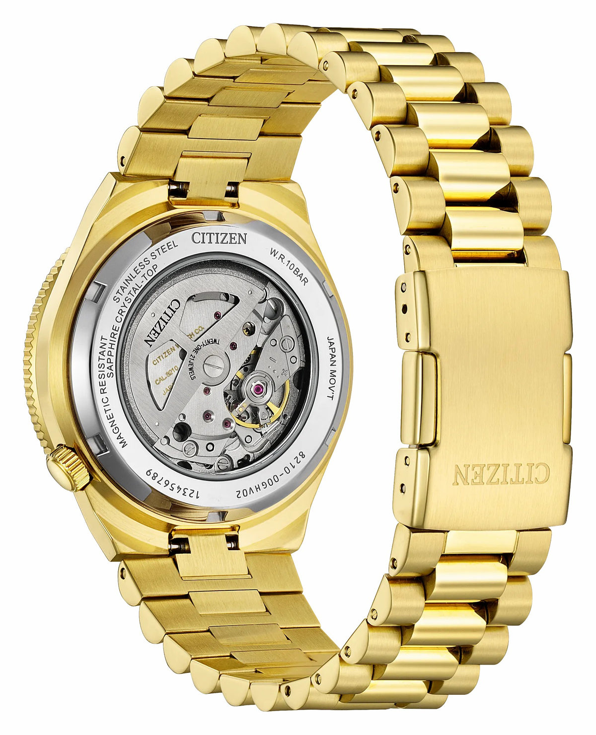 TSUYOSA Shore Green Dial Stainless Steel Bracelet NJ0232-53X - Citizen Top Pick