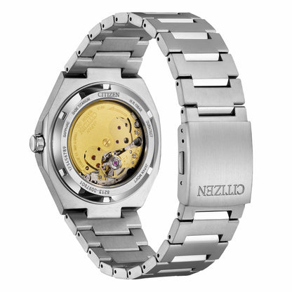 Zenshin Mechanical White Dial Super Titanium Bracelet NJ0180-80A - Citizen Deals