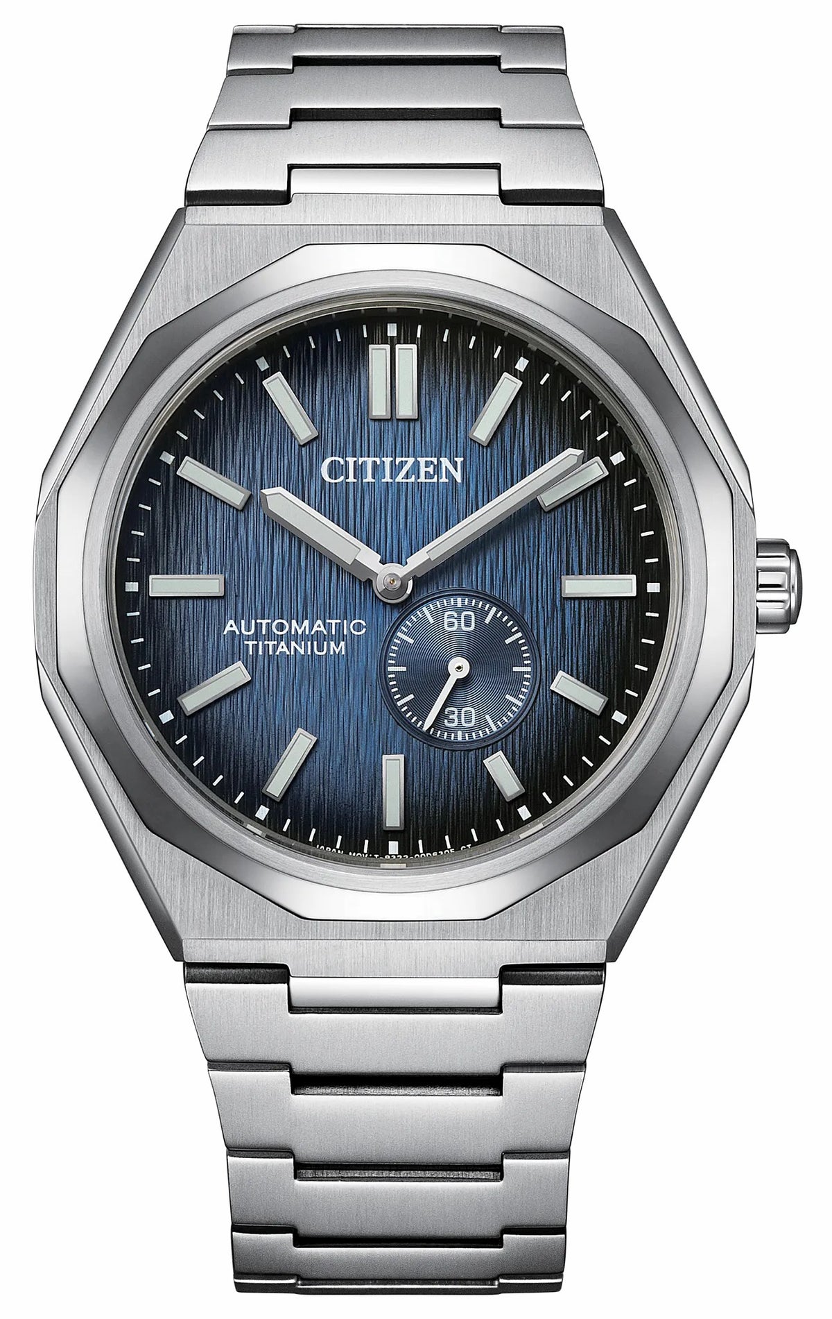 Zenshin 60 Mechanical Blue Dial Super Titanium Bracelet NK5020-58M - Citizen Recommended