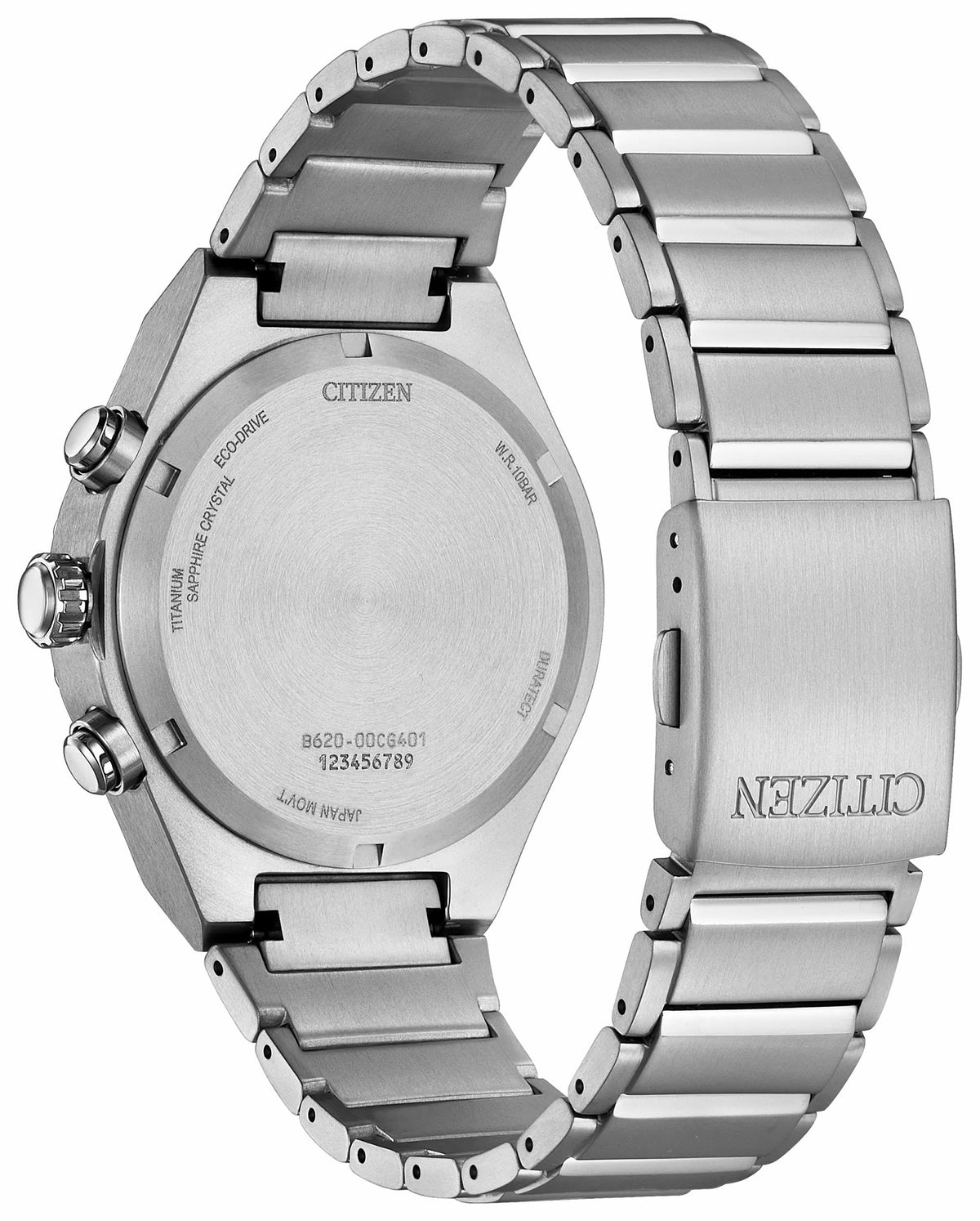 Zenshin Senkei White Dial Super Titanium Bracelet CA4690-51A - Citizen Quality