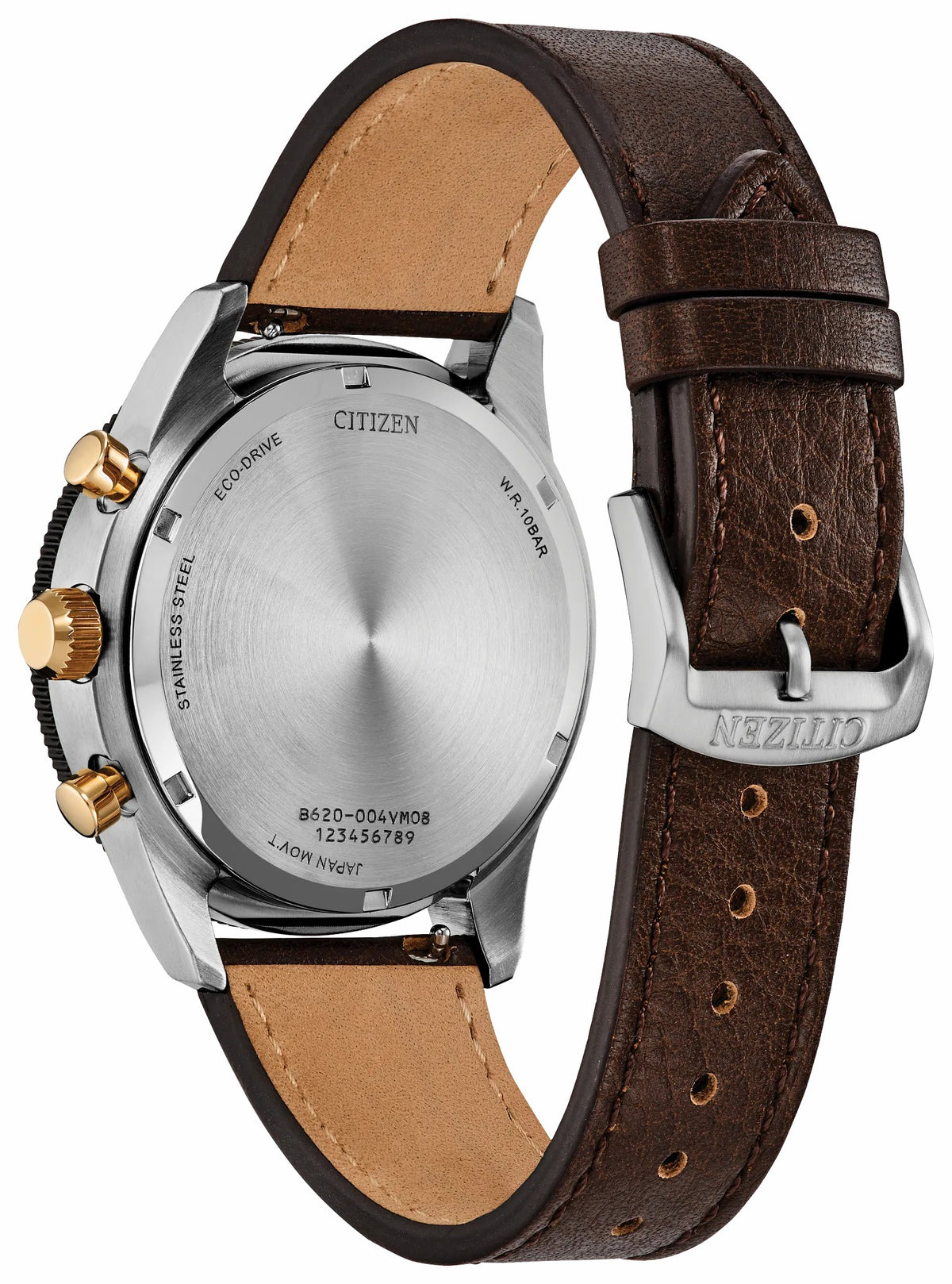Terra Force Brown Dial Leather Strap CA4746-08X - Citizen Latest