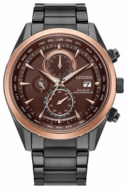 Sport Luxury Red Dial Stainless Steel Bracelet AT8267-51X - Citizen Quality