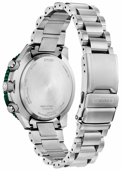 Promaster Air A-T Green Dial Stainless Steel Bracelet CB5004-59W - Citizen Great Value