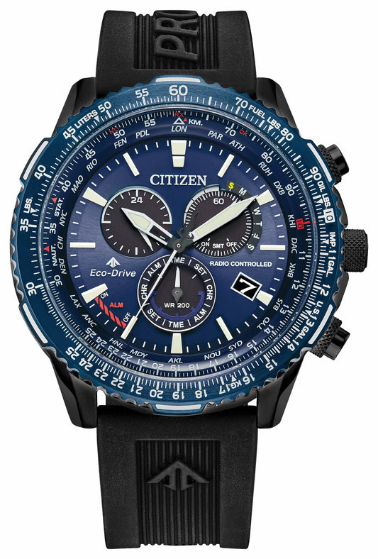 Promaster Air A-T Blue Dial Polyurethane Strap CB5006-02L - Citizen Customer Favorite