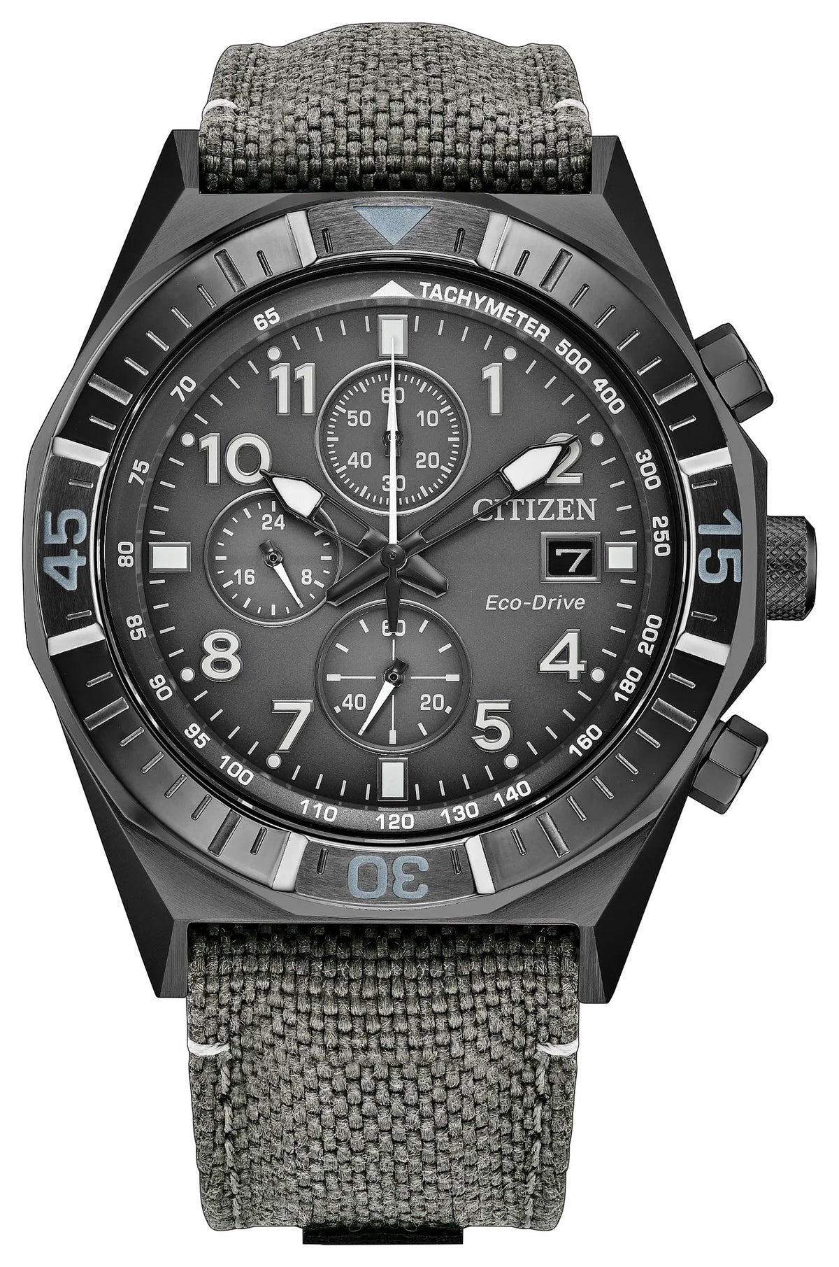 Nighthawk Gray Dial Nylon Strap CA0897-04H - Citizen Best Seller