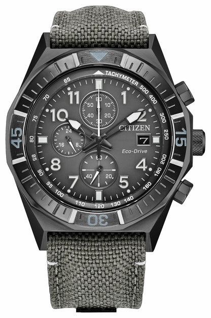 Nighthawk Gray Dial Nylon Strap CA0897-04H - Citizen Best Seller