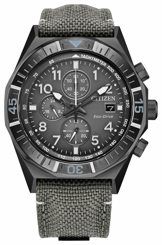 Nighthawk Gray Dial Nylon Strap CA0897-04H - Citizen Best Seller