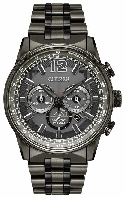 Nighthawk - Men's Eco-Drive CA4377-53H Chronograph Watch - Citizen Latest