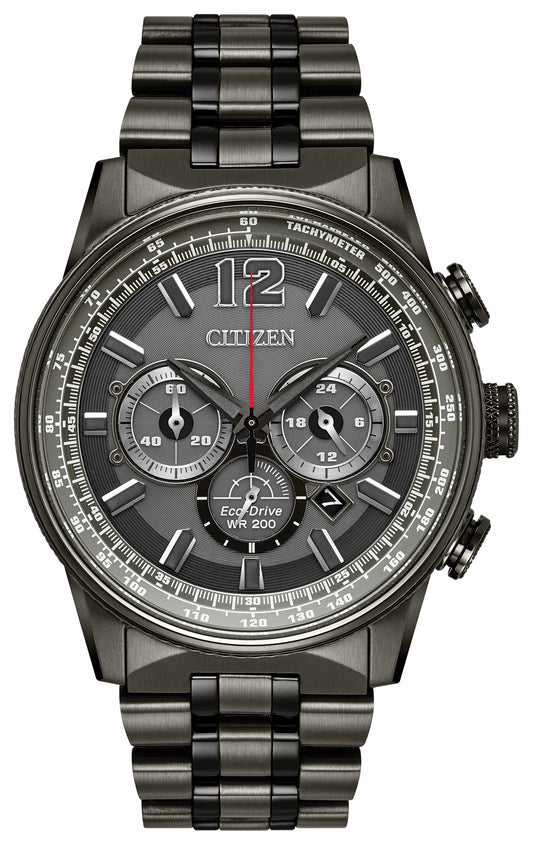 Nighthawk - Men's Eco-Drive CA4377-53H Chronograph Watch - Citizen Latest