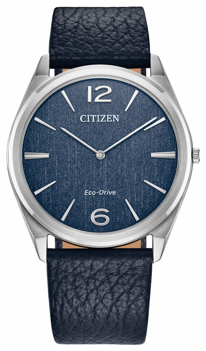 Suratto Blue Dial Leather Strap AR3120-08L - Citizen Deals