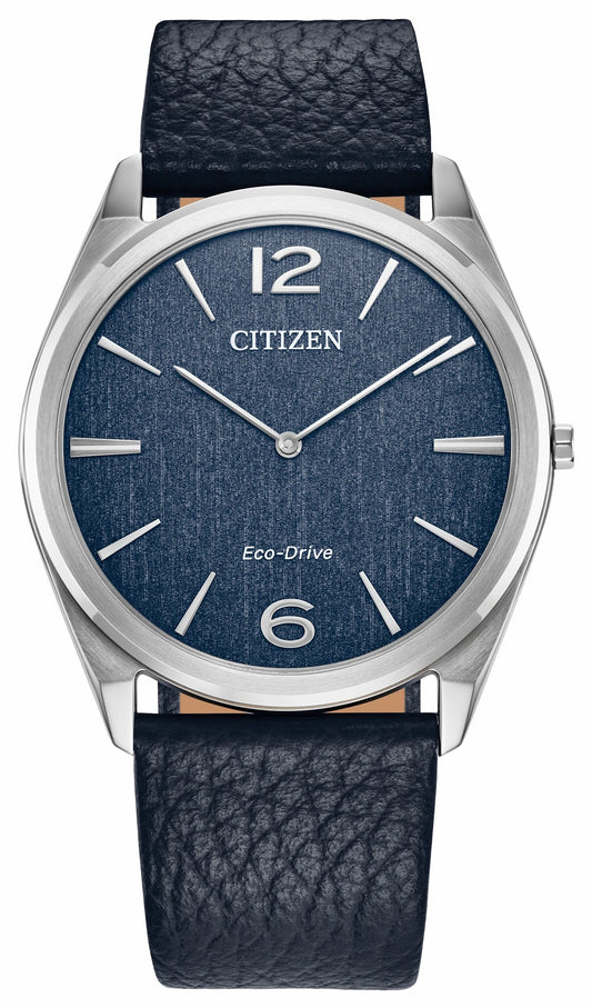 Suratto Blue Dial Leather Strap AR3120-08L - Citizen Deals