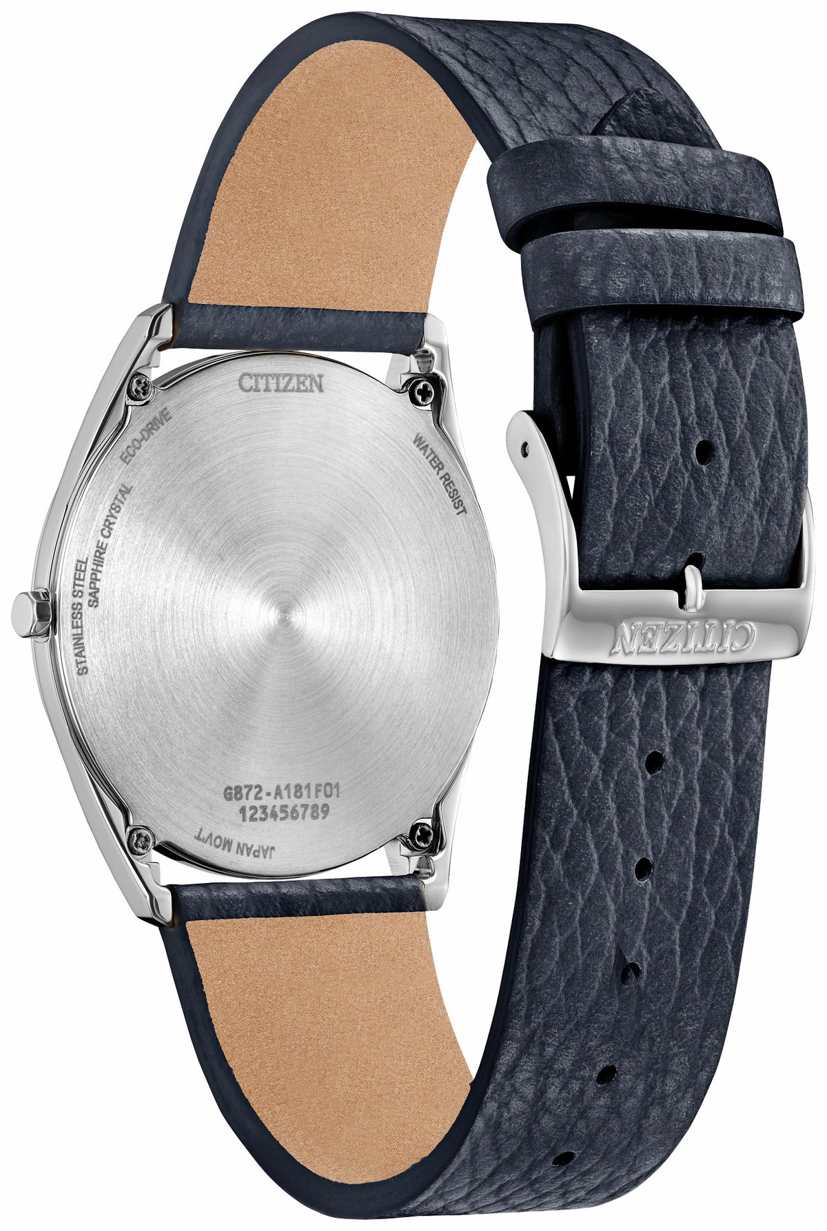Suratto Blue Dial Leather Strap AR3120-08L - Citizen Deals
