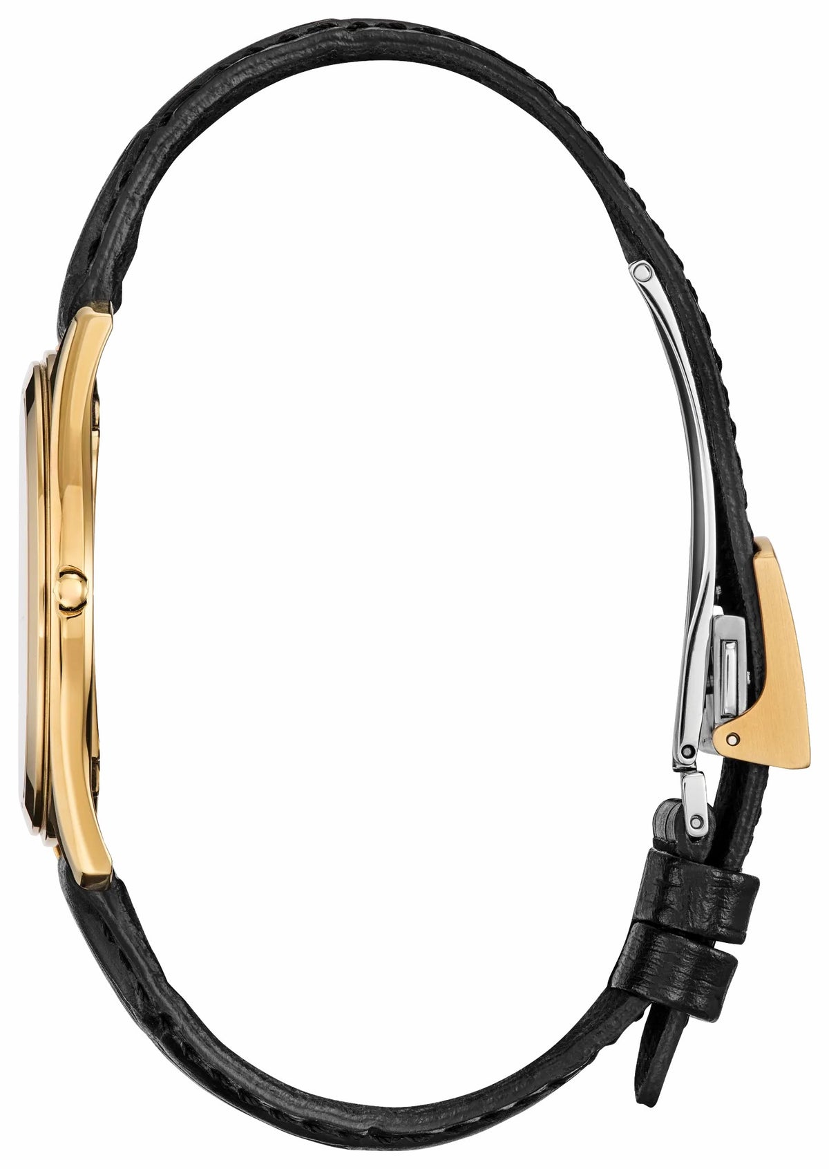 Eco-Drive One Black Dial Crocodile Strap AQ5022-02E - Citizen Best Seller