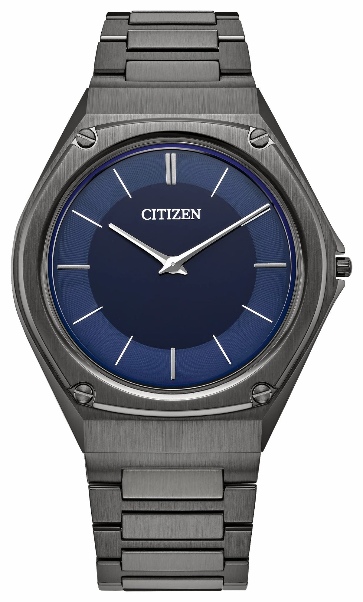 Eco-Drive One Blue Dial Stainless Steel Bracelet AR5064-57L - Citizen Classic