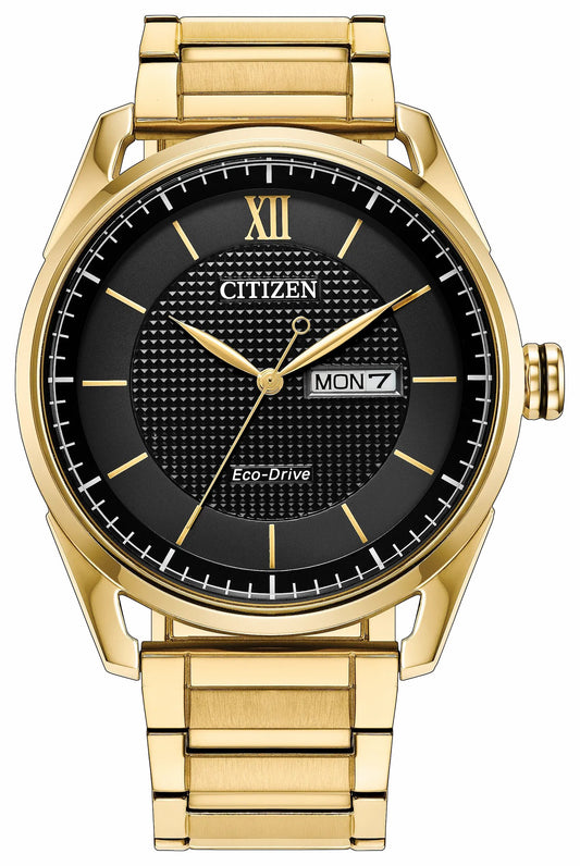 Dress Classic Black Dial Stainless Steel Bracelet AW0089-52E - Citizen Featured