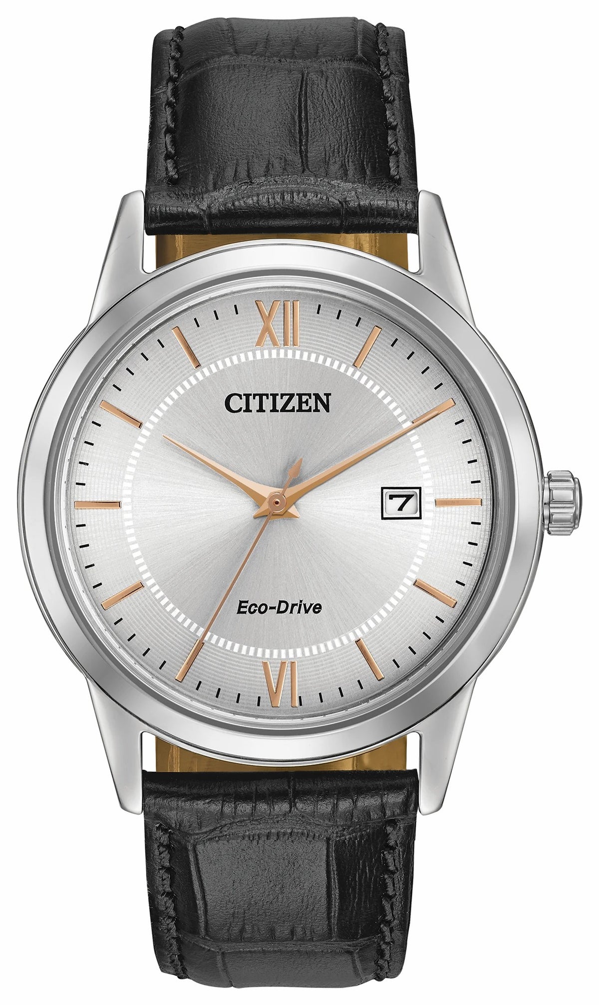 Corso - Men's Eco-Drive AW1236-03A Rose Gold Accents Watch - Citizen Recommended
