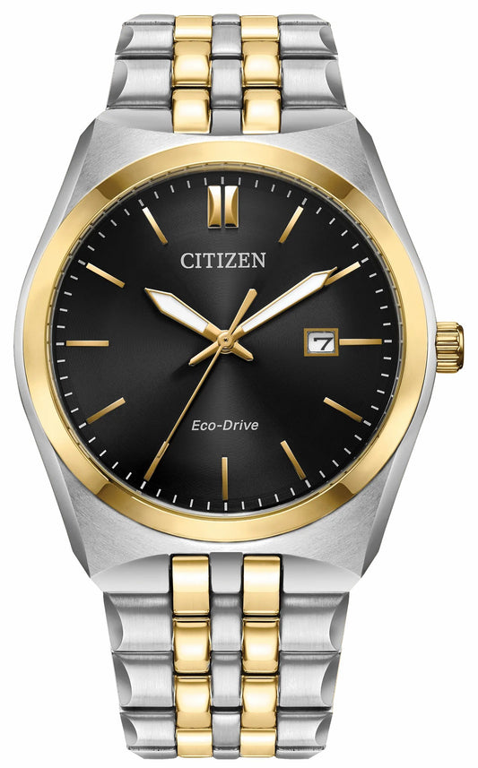 Corso Black Dial Stainless Steel Bracelet BM7334-58E - Citizen Exclusive
