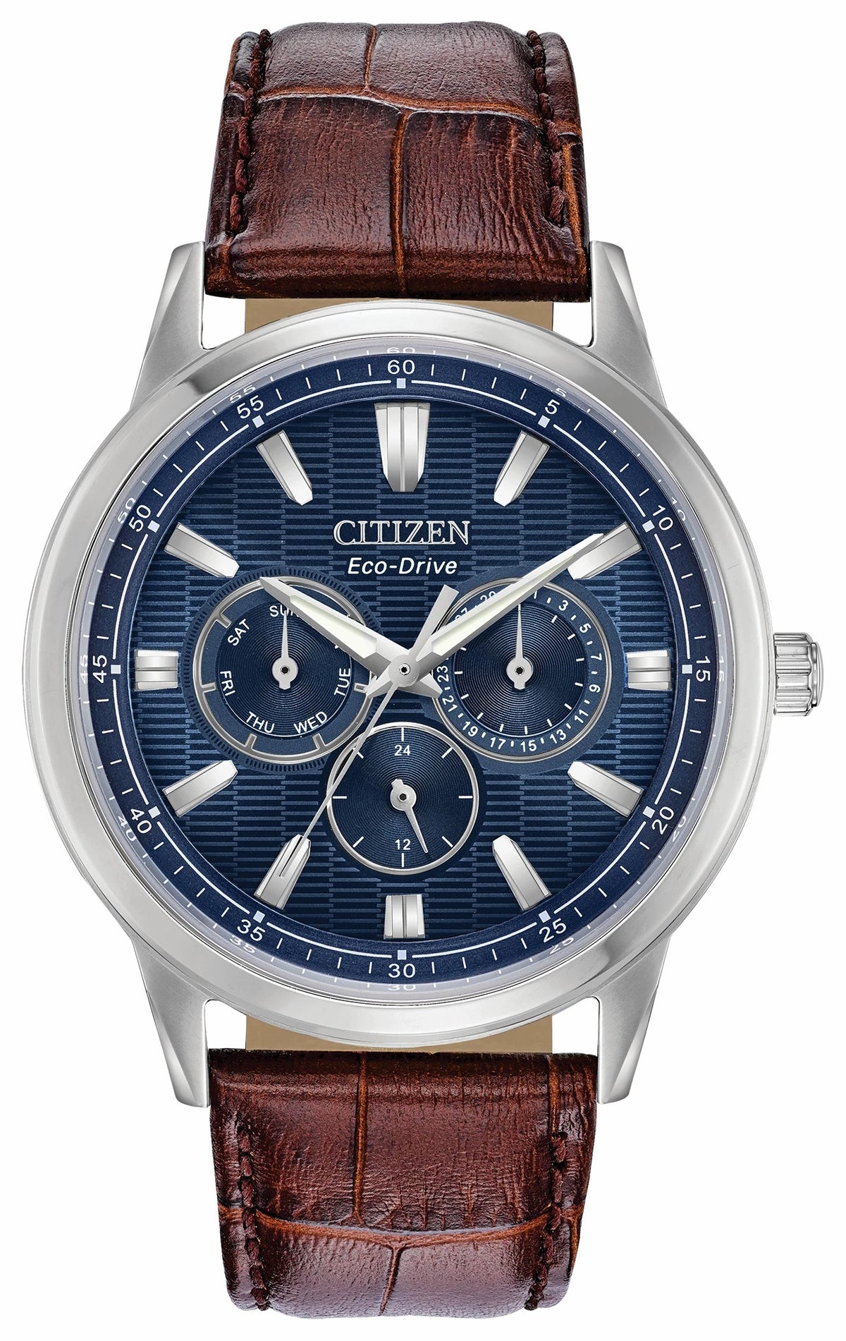 Corso - Men's Eco-Drive BU2070-12L Leather Strap Watch - Citizen Quality