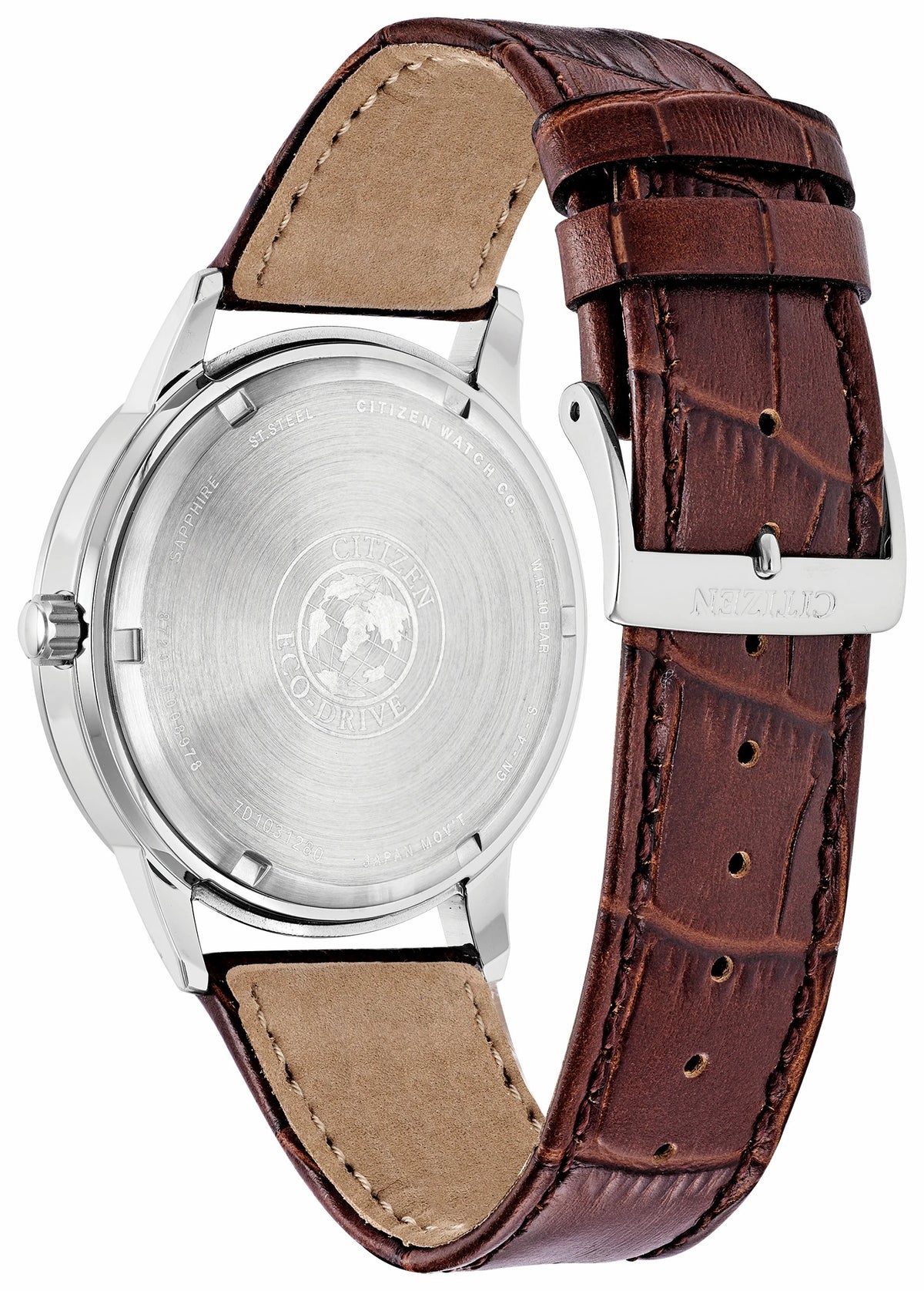 Corso - Men's Eco-Drive BU2070-12L Leather Strap Watch - Citizen Quality
