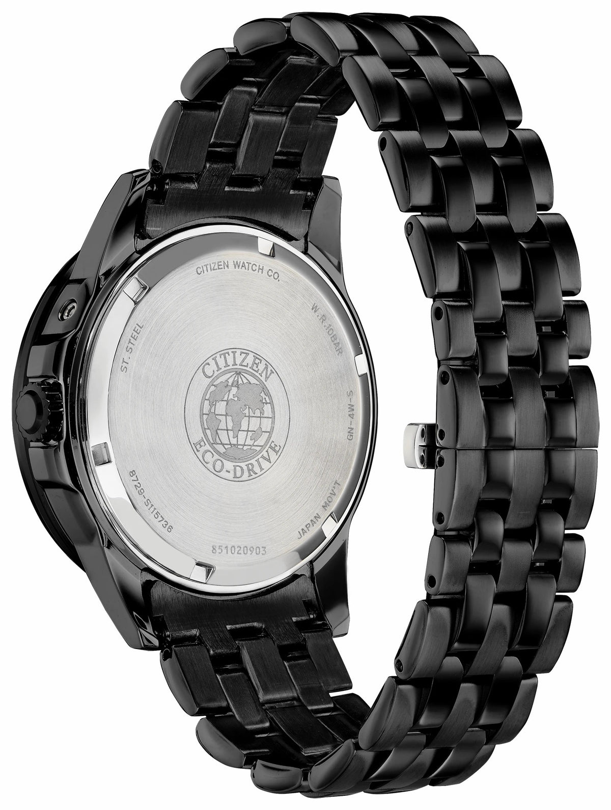 Citizen Calendrier Moonphase Men's Eco-Drive Black Watch - Citizen Great Value