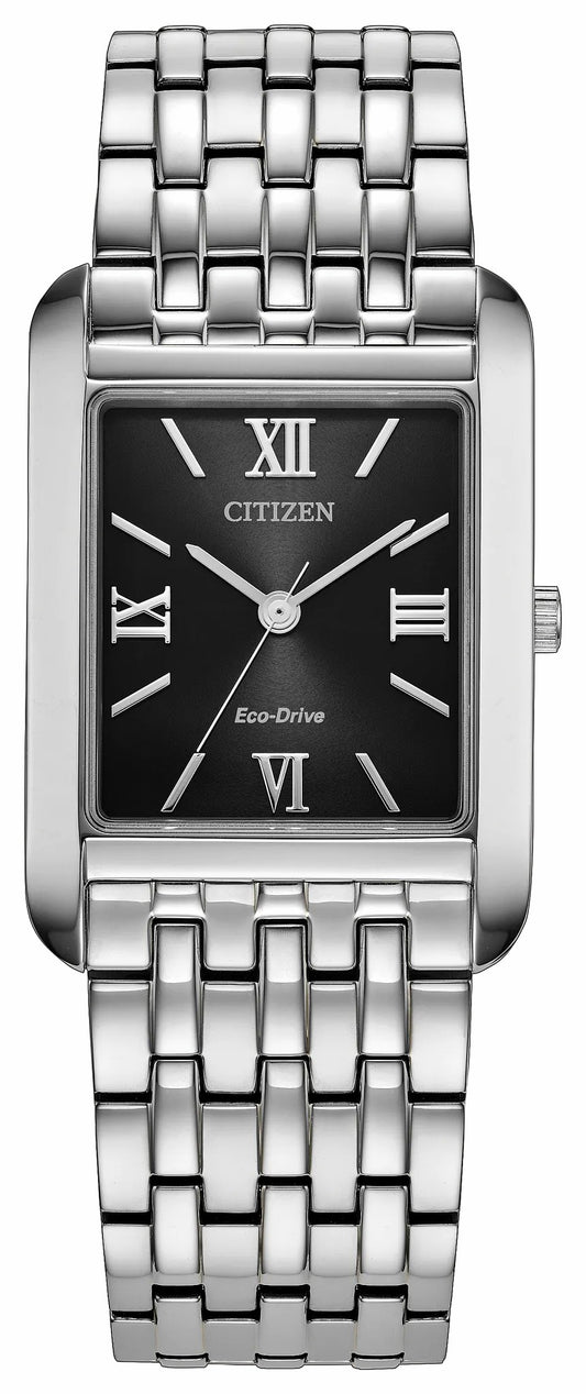 Addysen Black Dial Stainless Steel Bracelet BJ6570-50E - Citizen Best Price