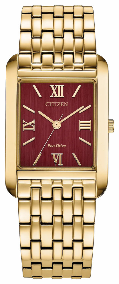 Addysen Red Dial Stainless Steel Bracelet BJ6572-54X - Citizen Essential