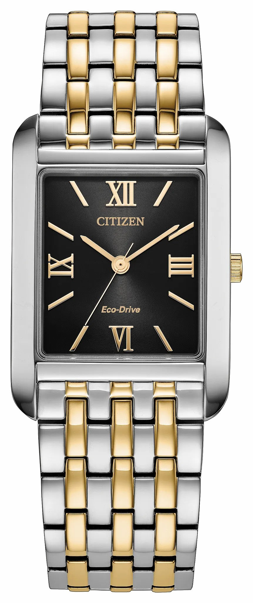 Addysen Black Dial Stainless Steel Bracelet BJ6574-59E - Citizen Classic