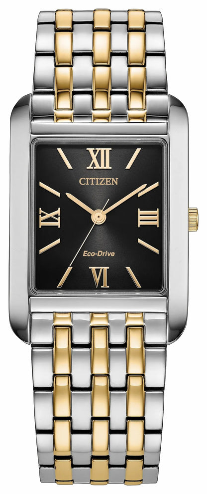 Addysen Black Dial Stainless Steel Bracelet BJ6574-59E - Citizen Classic